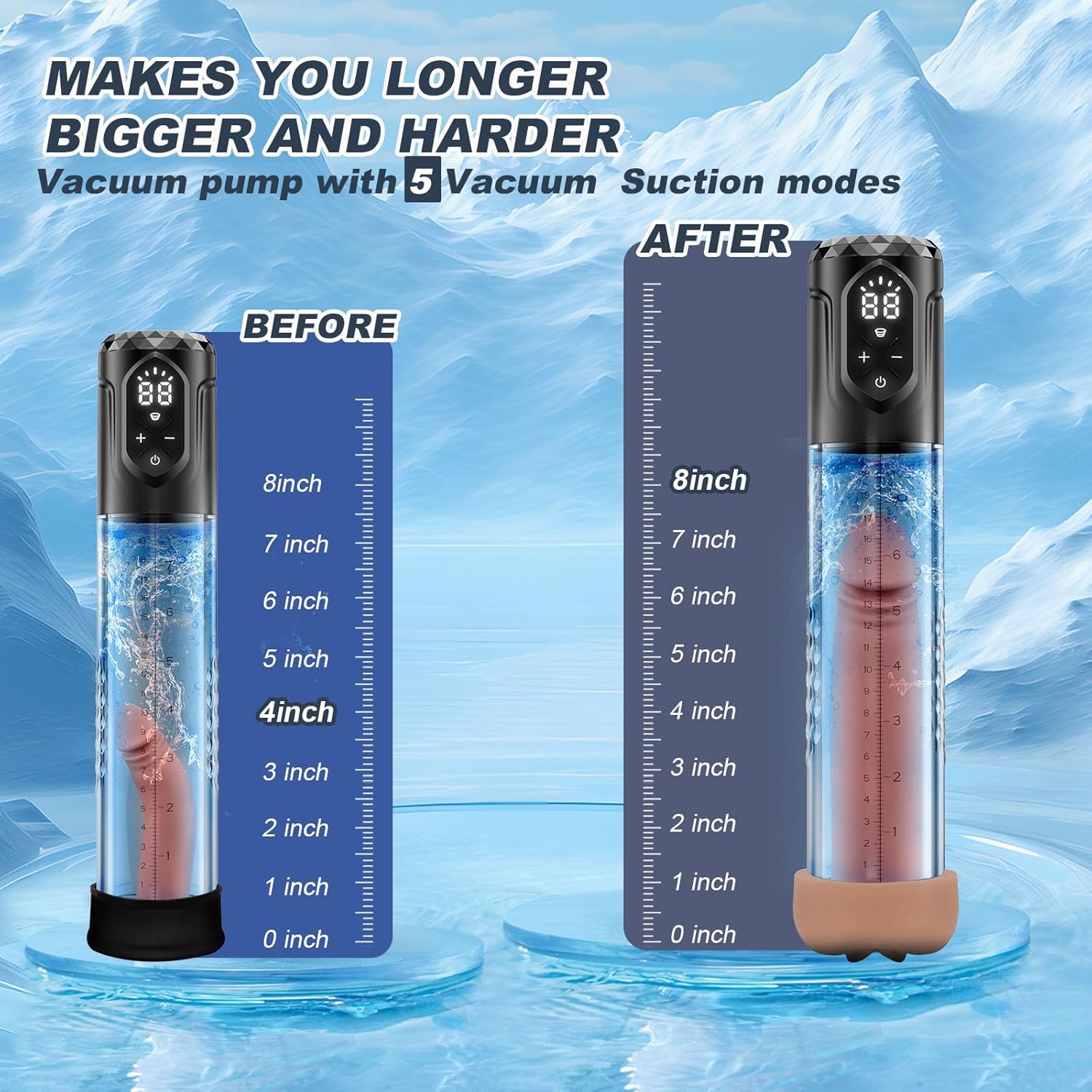 5 Suction 5 Pressure Penis Pump Male Sex Stroker 5 5 Suction 5 Pressure Penis Pump Male Sex Stroker