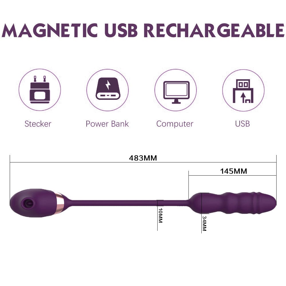 10 Frequency Sucking Telescopic Vibrator 5 10 Frequency Sucking Telescopic Vibrator
