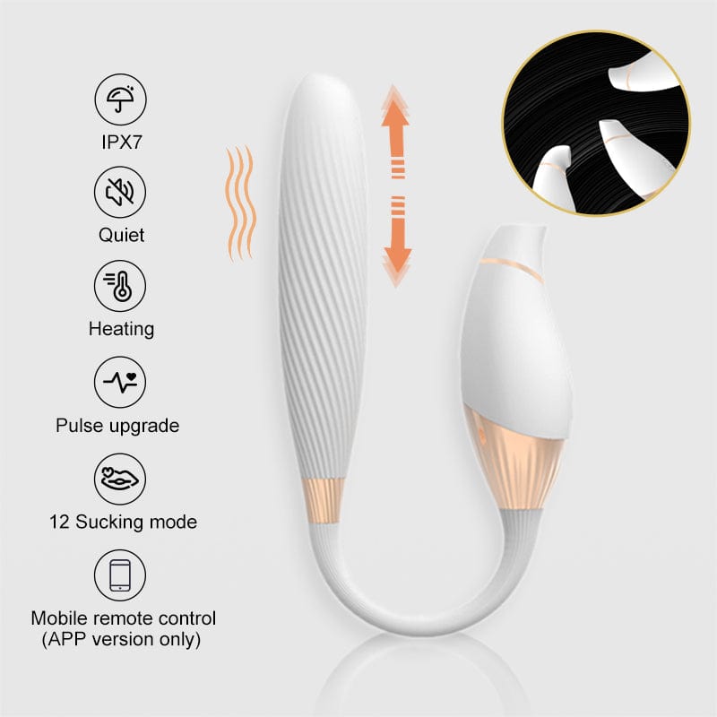 12-Frequency Sucking Telescopic Female Masturbator 4 12-Frequency Sucking Telescopic Female Masturbator