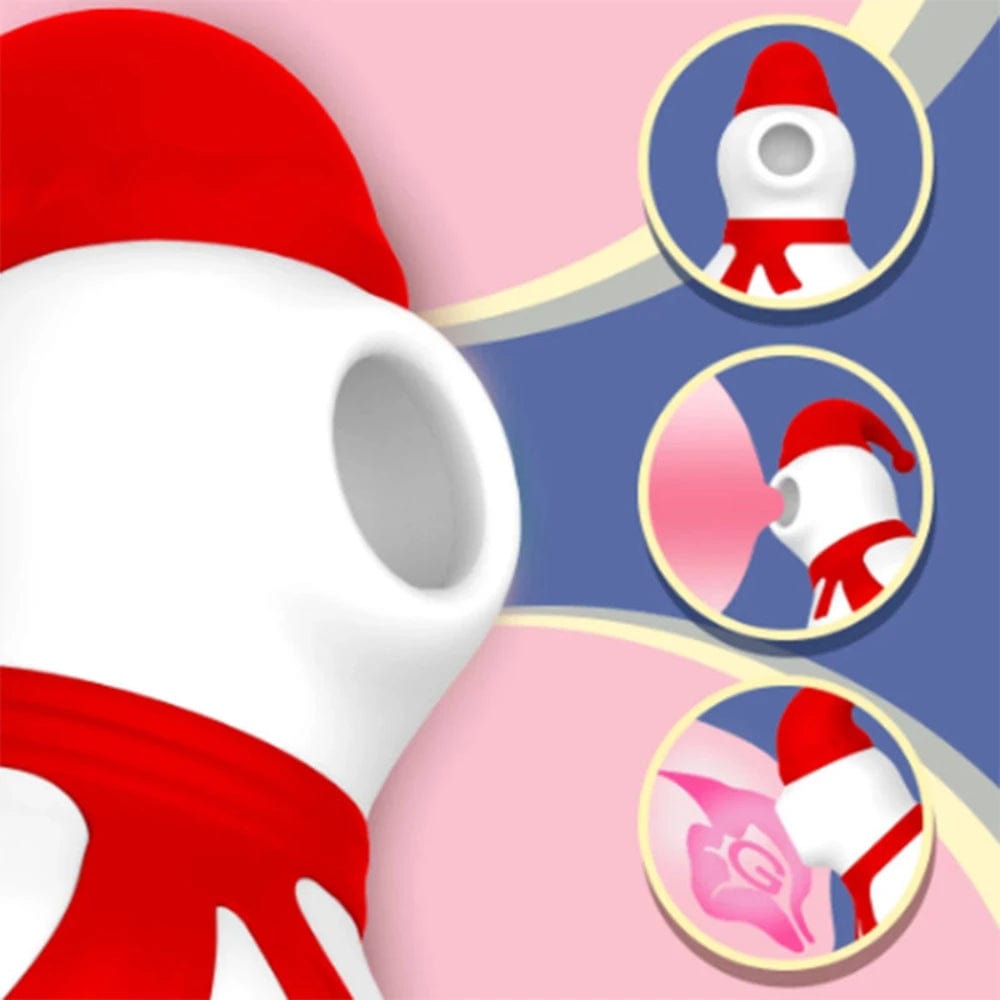 Christmas Snowman Vacuum Powerful Sucking Vibrator 3 Christmas Snowman Vacuum Powerful Sucking Vibrator