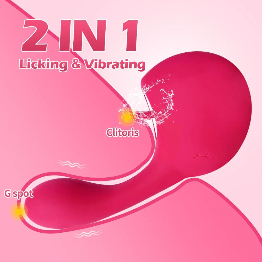 Lurevibe - Clitoral Licking G Spot Vibrator Clitoralis Stimulator for Women with 10 Licking Vibrating Modes 4 Lurevibe - Clitoral Licking G Spot Vibrator Clitoralis Stimulator for Women with 10 Licking Vibrating Modes