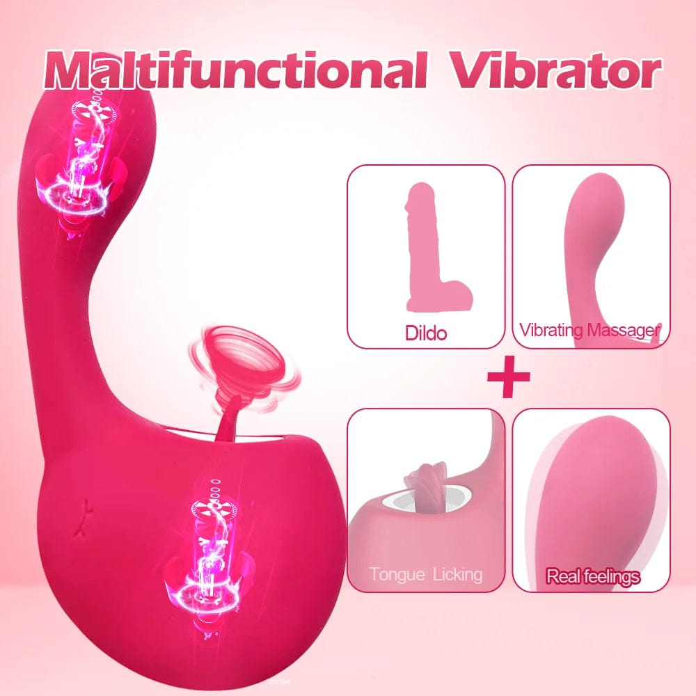 Lurevibe - Clitoral Licking G Spot Vibrator Clitoralis Stimulator for Women with 10 Licking Vibrating Modes 5 Lurevibe - Clitoral Licking G Spot Vibrator Clitoralis Stimulator for Women with 10 Licking Vibrating Modes