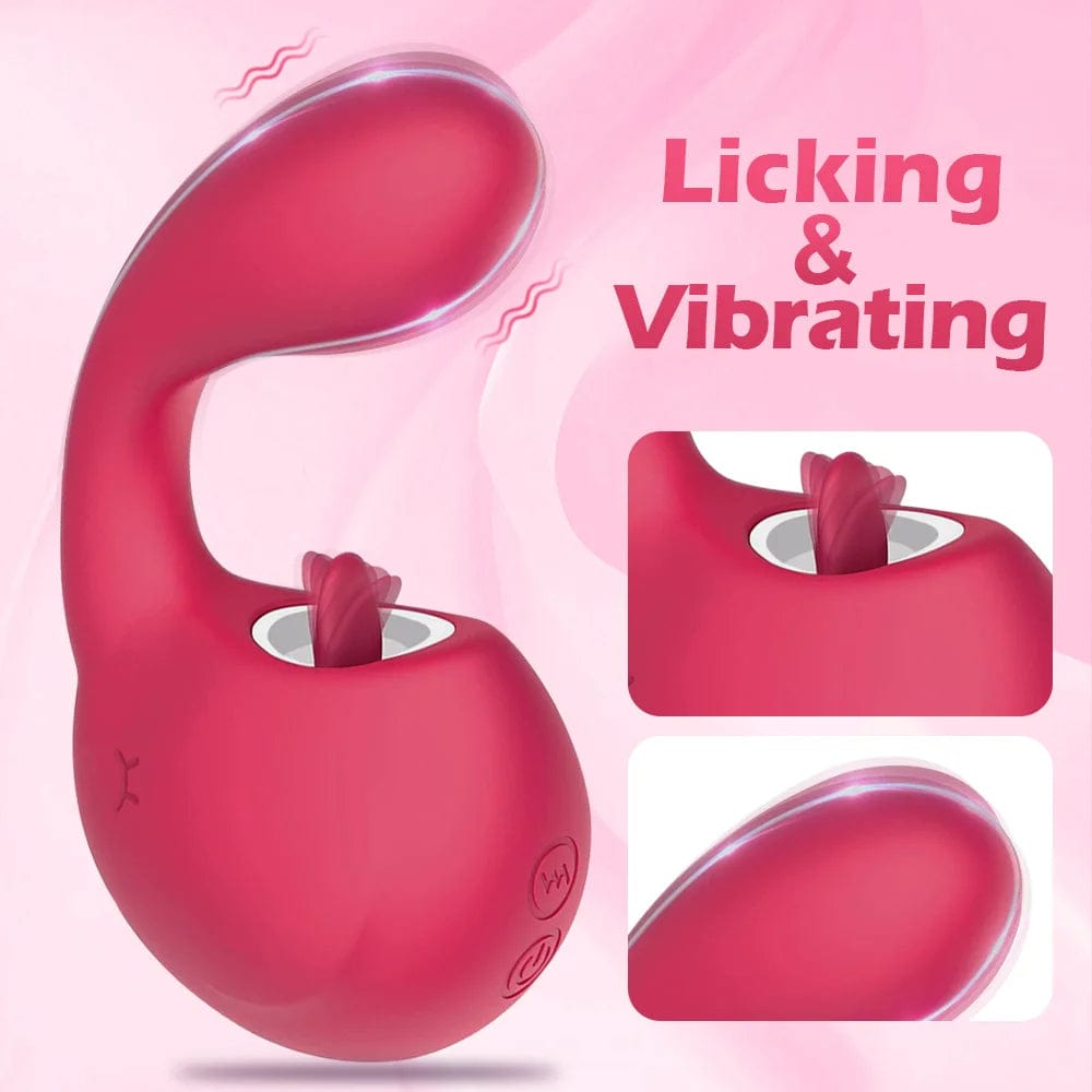 Lurevibe - Clitoral Licking G Spot Vibrator Clitoralis Stimulator for Women with 10 Licking Vibrating Modes 6 Lurevibe - Clitoral Licking G Spot Vibrator Clitoralis Stimulator for Women with 10 Licking Vibrating Modes
