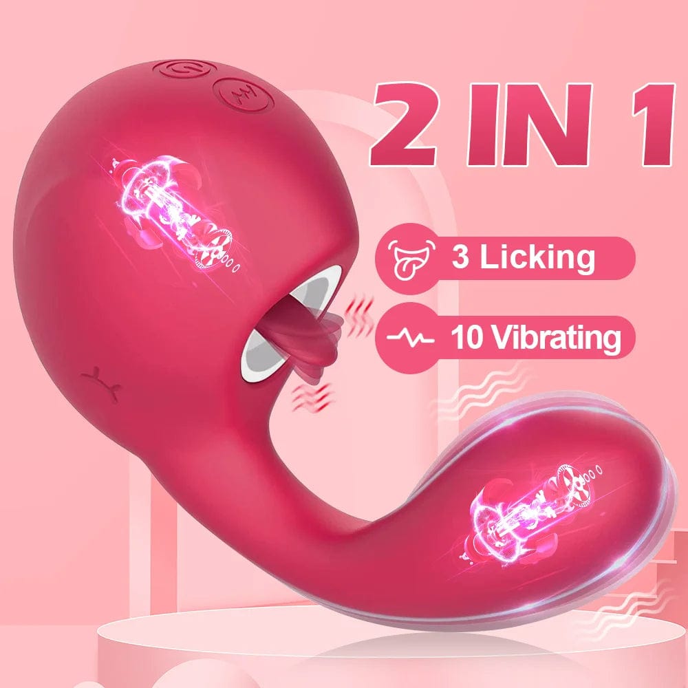 Lurevibe - Clitoral Licking G Spot Vibrator Clitoralis Stimulator for Women with 10 Licking Vibrating Modes 7 Lurevibe - Clitoral Licking G Spot Vibrator Clitoralis Stimulator for Women with 10 Licking Vibrating Modes