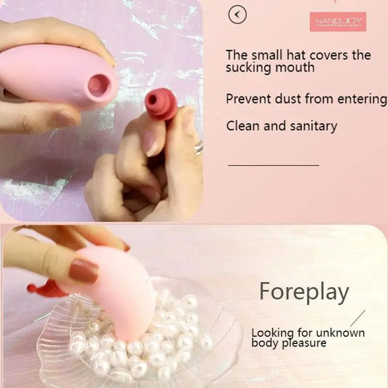 Red Riding Hood Moon Sucking Vibrator Vibrating Sucker Oral Clitoris Stimulator 4 Red Riding Hood Moon Sucking Vibrator Vibrating Sucker Oral Clitoris Stimulator