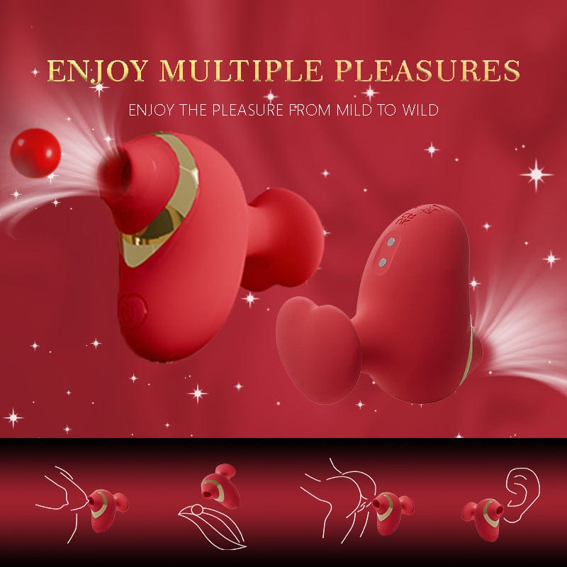 Love Shape Finger Sucking Vibrator Clitoris Stimulation For Couple Foreplay 5 Love Shape Finger Sucking Vibrator Clitoris Stimulation For Couple Foreplay