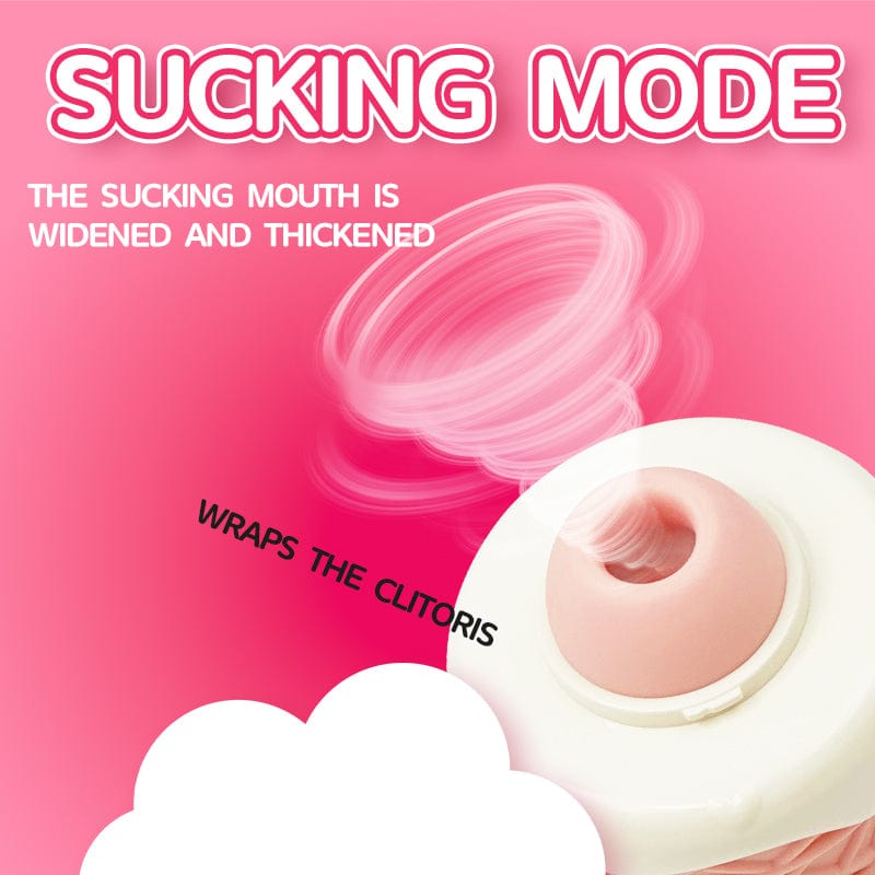 Peachy Bunny Ice Cream Cone Clitoral Suction Heating Vibrator 3 Peachy Bunny Ice Cream Cone Clitoral Suction Heating Vibrator