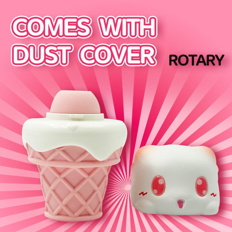 Peachy Bunny Ice Cream Cone Clitoral Suction Heating Vibrator 6 Peachy Bunny Ice Cream Cone Clitoral Suction Heating Vibrator