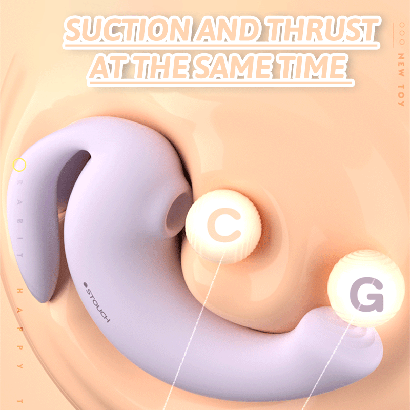 Stouch Sucking G-spot Vibrator With Rabbit Ears 4 Stouch Sucking G-spot Vibrator With Rabbit Ears