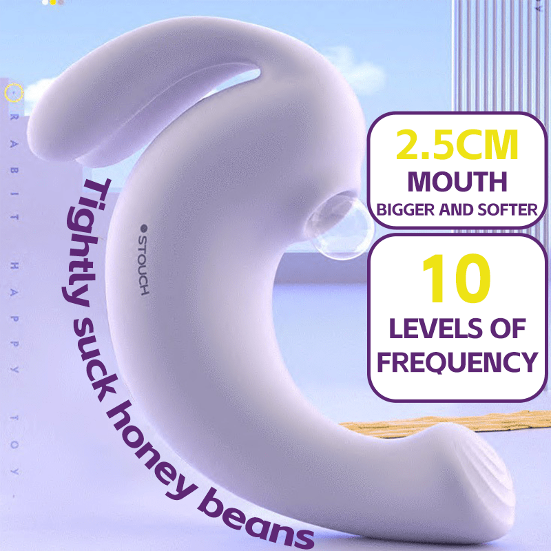 Stouch Sucking G-spot Vibrator With Rabbit Ears 5 Stouch Sucking G-spot Vibrator With Rabbit Ears