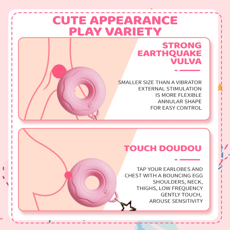 GALAKU Donut Pearl Chain APP Diving Egg Female Masturbator 3 GALAKU Donut Pearl Chain APP Diving Egg Female Masturbator