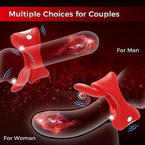 Lurevibe - Penis Ring Tongue Design with 9 Vibration Modes 6 Lurevibe - Penis Ring Tongue Design with 9 Vibration Modes