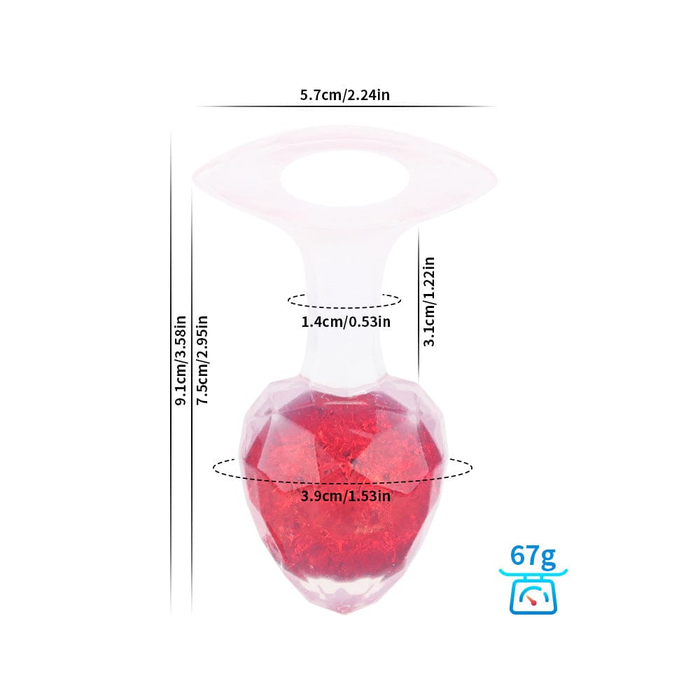 Diamond Crystal Rainbow Wearable Butt Plug Anal Sex Toy 28 Diamond Crystal Rainbow Wearable Butt Plug Anal Sex Toy