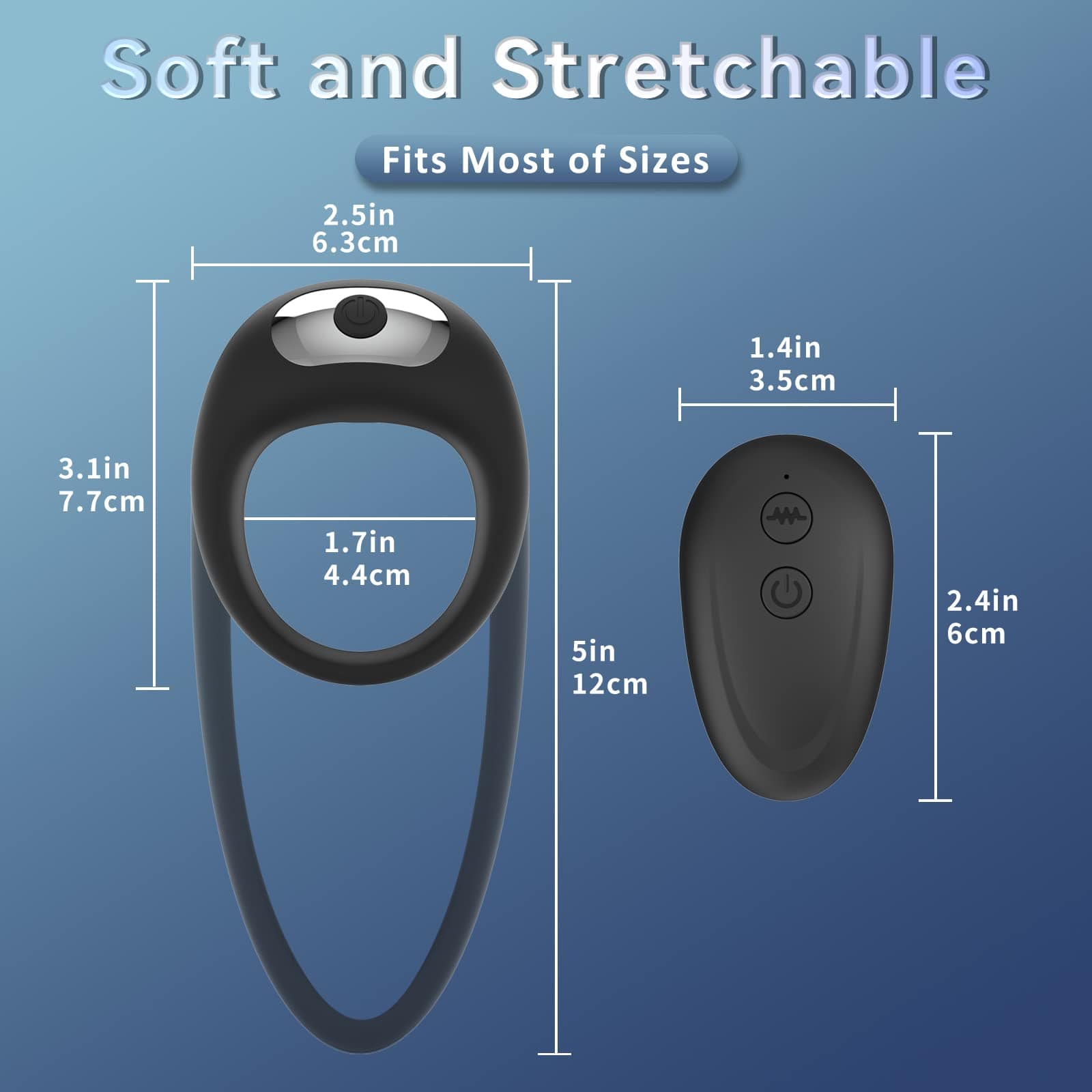 Lurevibe - Rabbit Vibrating Cock Ring Adult Sex Toys with Clitoral Vibrator 11 Lurevibe - Rabbit Vibrating Cock Ring Adult Sex Toys with Clitoral Vibrator