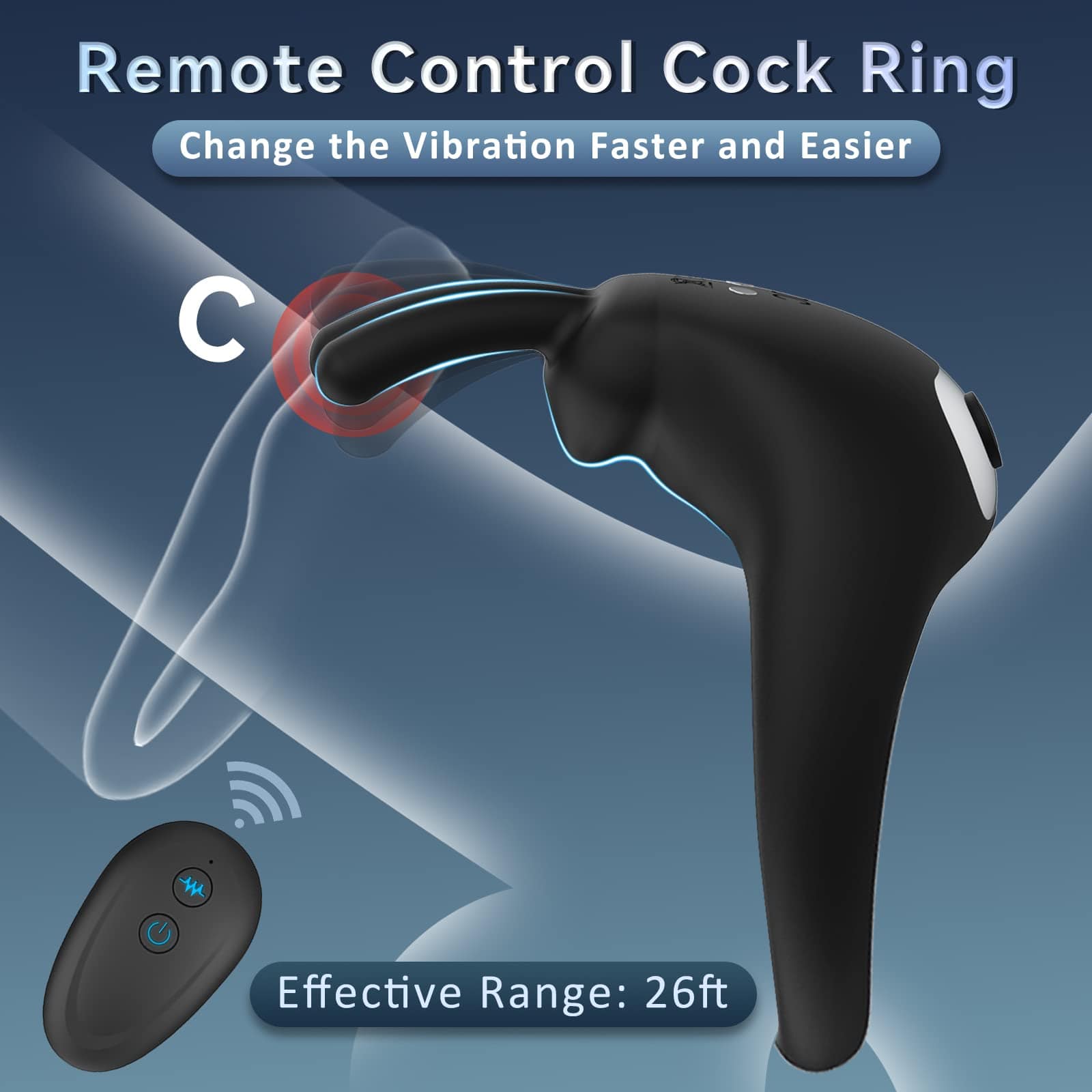 Lurevibe - Rabbit Vibrating Cock Ring Adult Sex Toys with Clitoral Vibrator 13 Lurevibe - Rabbit Vibrating Cock Ring Adult Sex Toys with Clitoral Vibrator