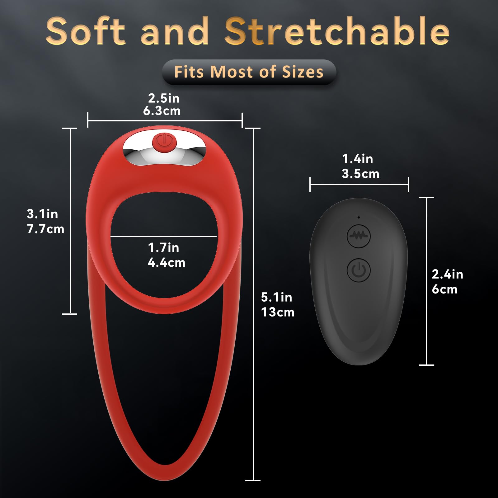 Lurevibe - Rabbit Vibrating Cock Ring Adult Sex Toys with Clitoral Vibrator 14 Lurevibe - Rabbit Vibrating Cock Ring Adult Sex Toys with Clitoral Vibrator
