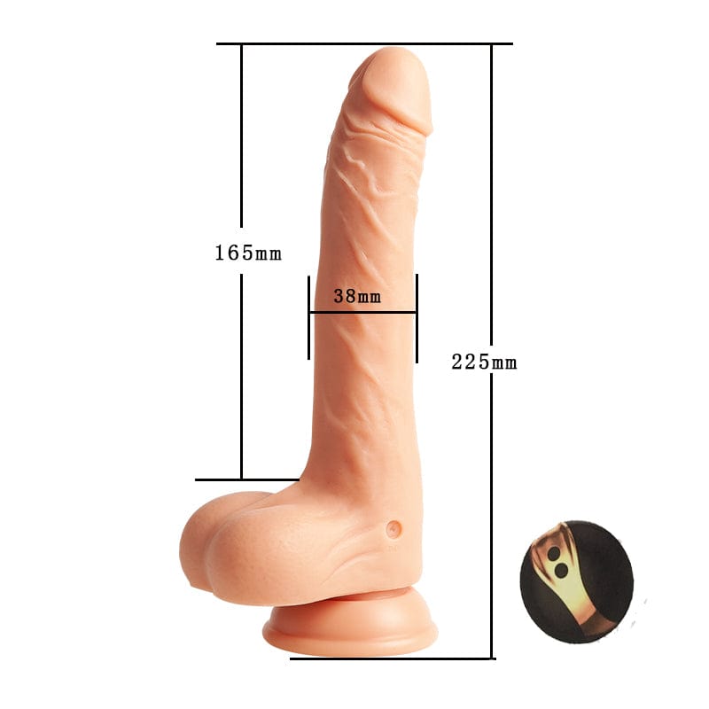 Lurevibe - Telescopic Swing 8 Frequency Vibration Wireless Remote Control Waterproof Dildo 3 Lurevibe - Telescopic Swing 8 Frequency Vibration Wireless Remote Control Waterproof Dildo