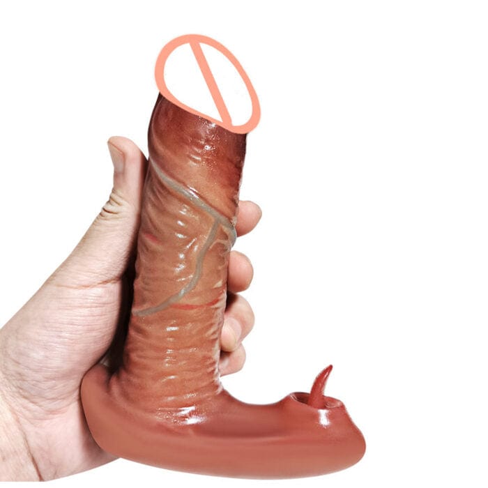 Thrusting Dildo Vibrator Realistic Wearable Clit G-Spot Massager 9 Thrusting Dildo Vibrator Realistic Wearable Clit G-Spot Massager