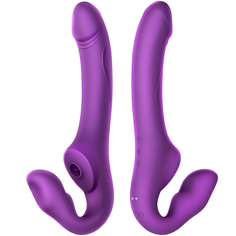 Lurevibe - Wireless Remote Control Vibrating Double Head Sucking Female Massage Stick 5 Lurevibe - Wireless Remote Control Vibrating Double Head Sucking Female Massage Stick