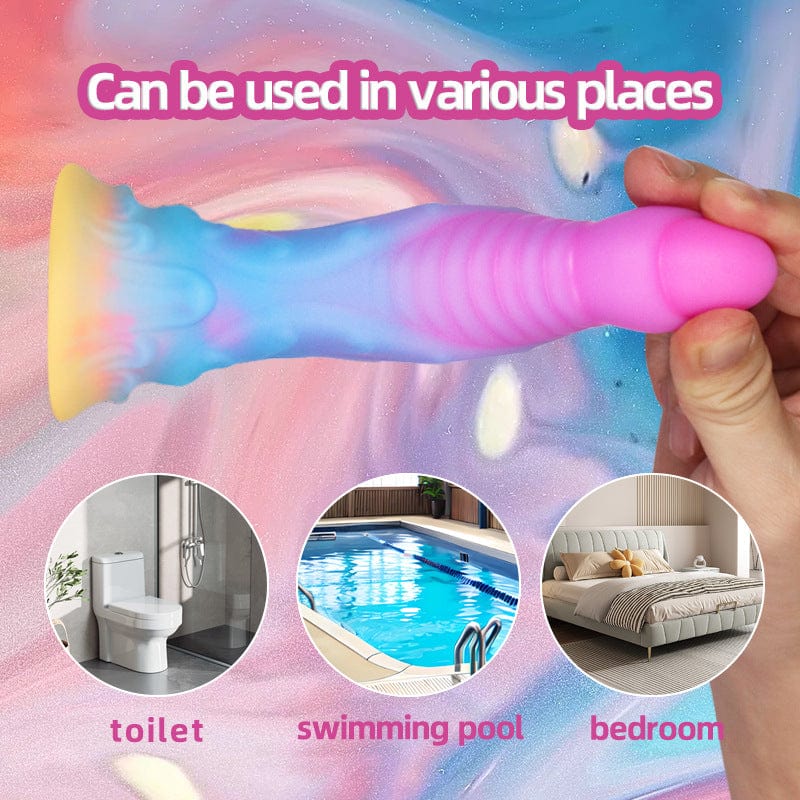 6.4 Inches Super Soft Luminous Fantasy Dildo 5 6.4 Inches Super Soft Luminous Fantasy Dildo