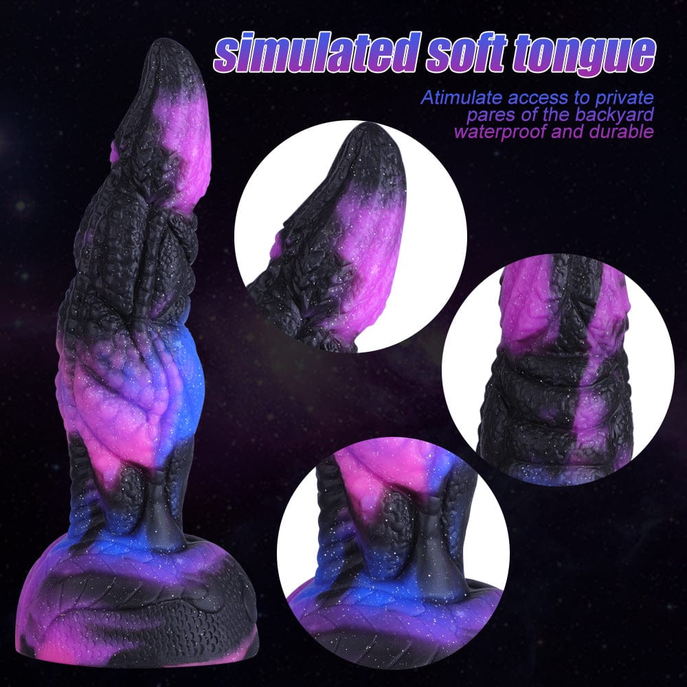 Starry Dark Purple Special-Shaped Artificial Dildo 6 Starry Dark Purple Special-Shaped Artificial Dildo