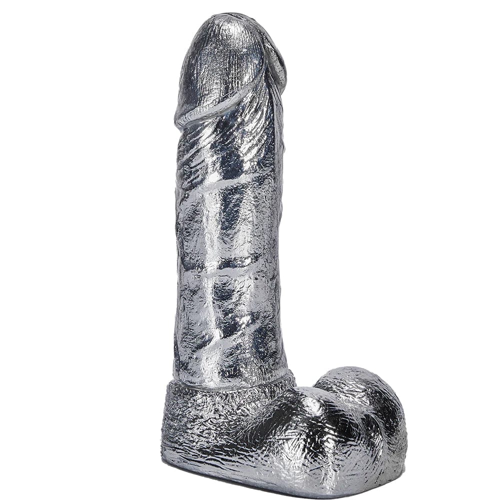 Silver Dildo 6.8 Inch G spot Monster Metal Dildo Sex Toy for Women 3 Silver Dildo 6.8 Inch G spot Monster Metal Dildo Sex Toy for Women