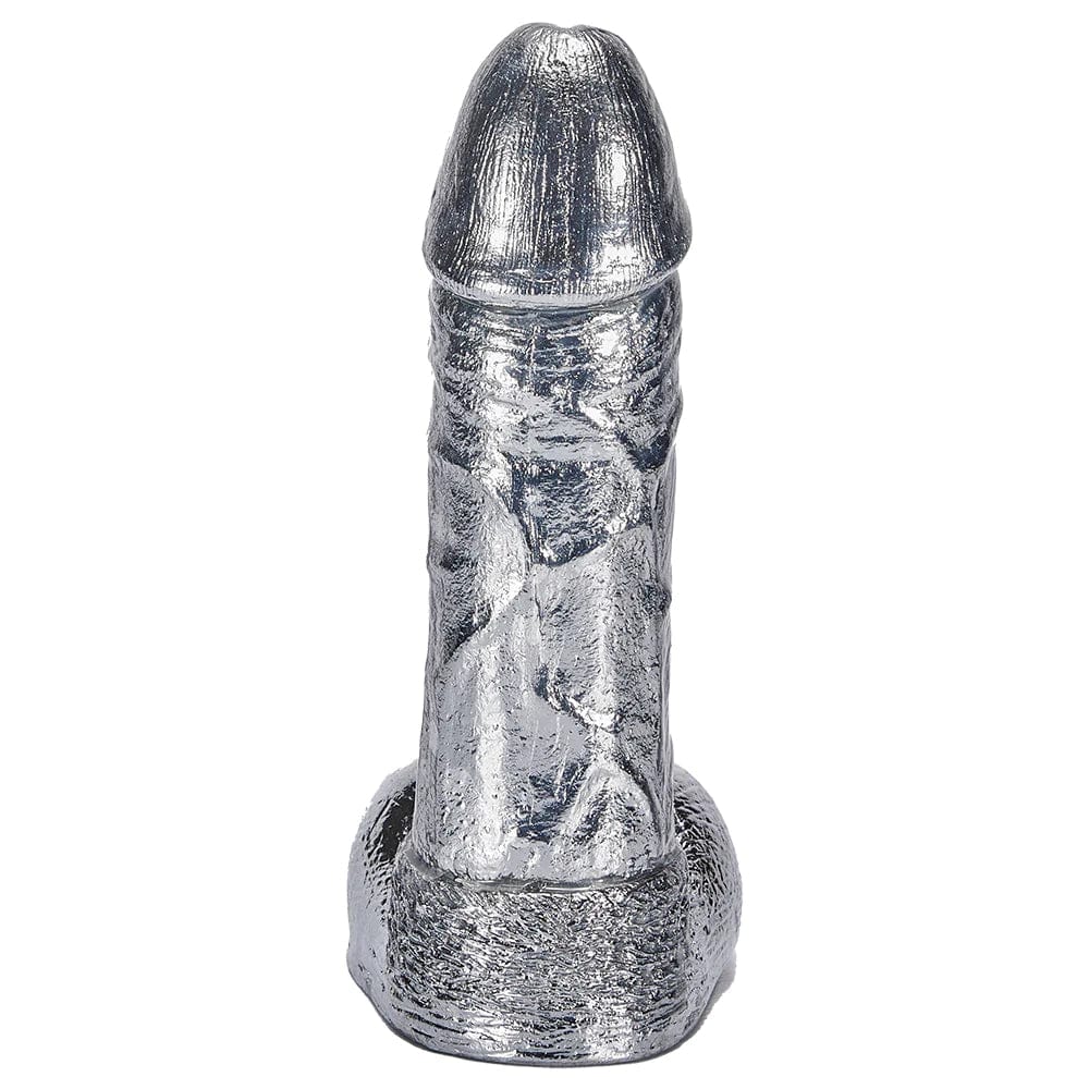 Silver Dildo 6.8 Inch G spot Monster Metal Dildo Sex Toy for Women 4 Silver Dildo 6.8 Inch G spot Monster Metal Dildo Sex Toy for Women