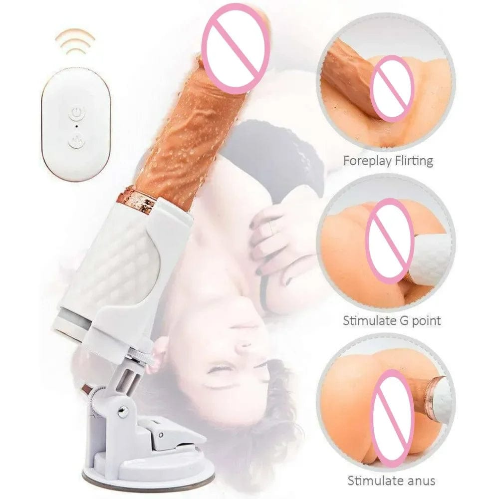 Lurevibe - Automatic Telescopic Gun Women Vibrating Sex Machine 7 Lurevibe - Automatic Telescopic Gun Women Vibrating Sex Machine