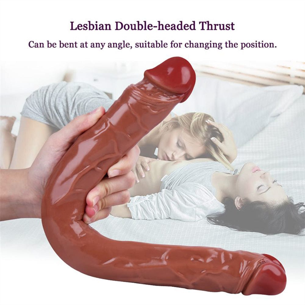 15.5 Inch Double-Ended Artificial Dildo 3 15.5 Inch Double-Ended Artificial Dildo
