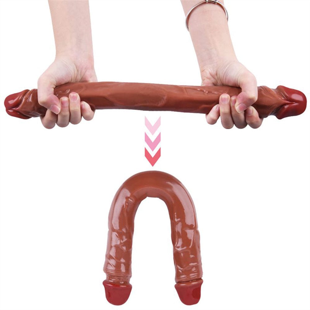 15.5 Inch Double-Ended Artificial Dildo 4 15.5 Inch Double-Ended Artificial Dildo