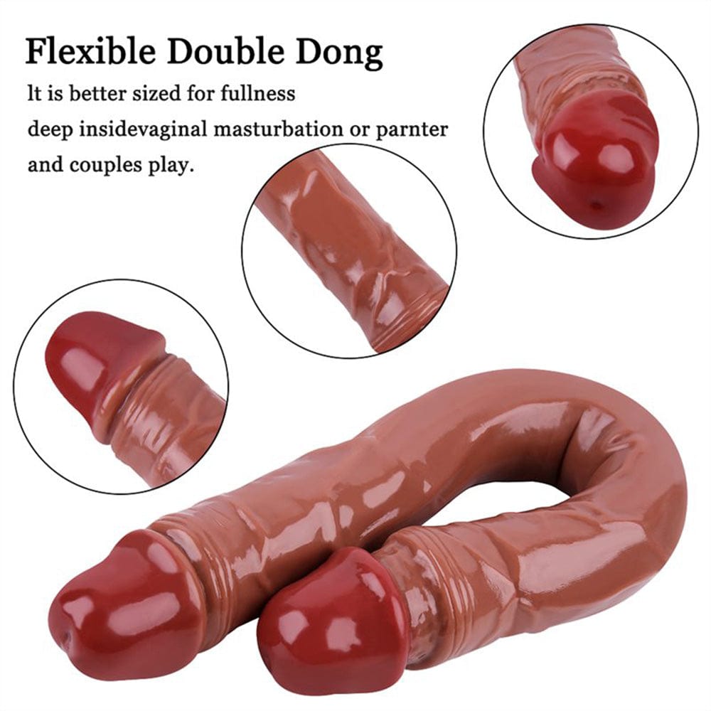 15.5 Inch Double-Ended Artificial Dildo 5 15.5 Inch Double-Ended Artificial Dildo