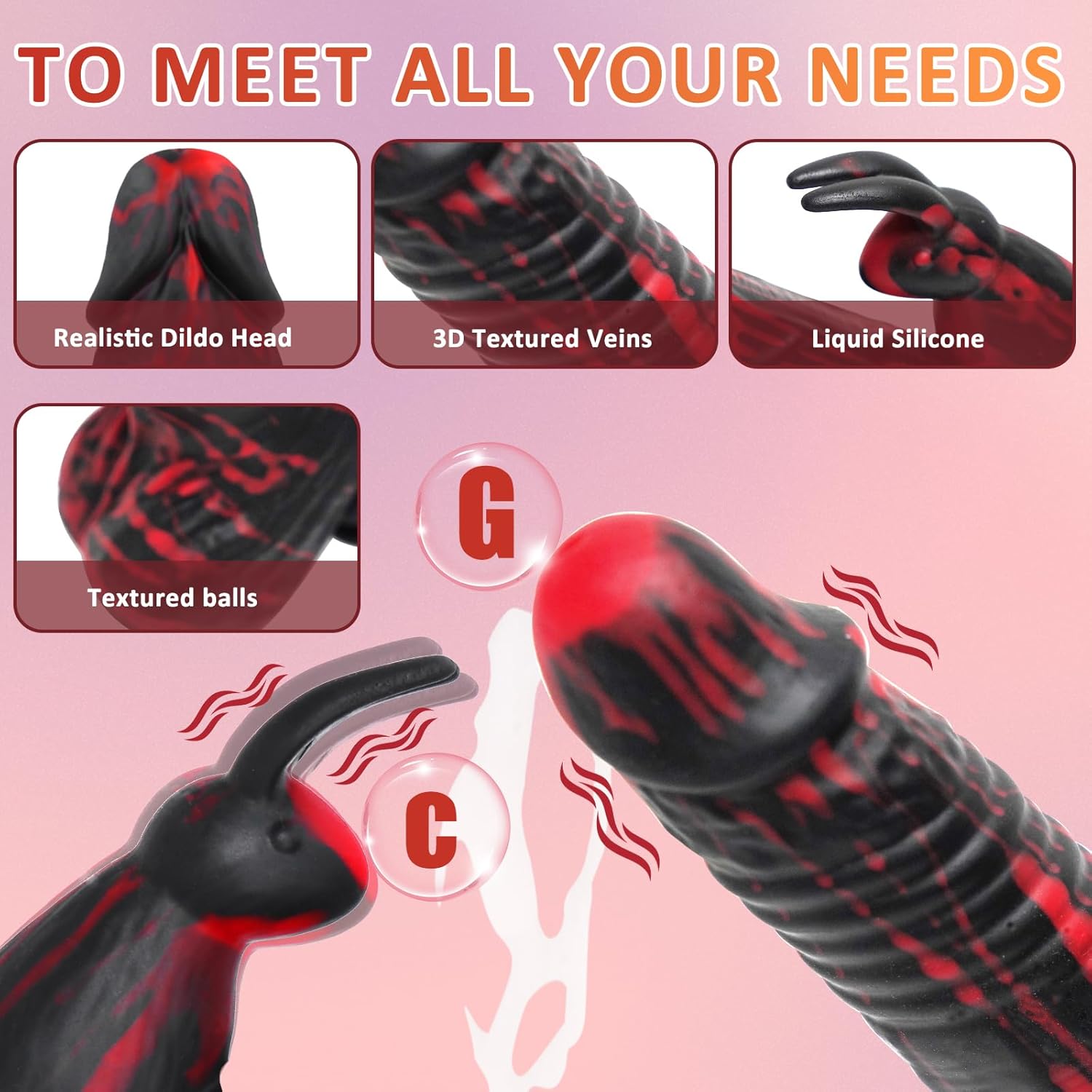 8.26In Rabbit Thrusting Rotation Realistic Dildo Clit G-Spot Vibrator 5 8.26In Rabbit Thrusting Rotation Realistic Dildo Clit G-Spot Vibrator