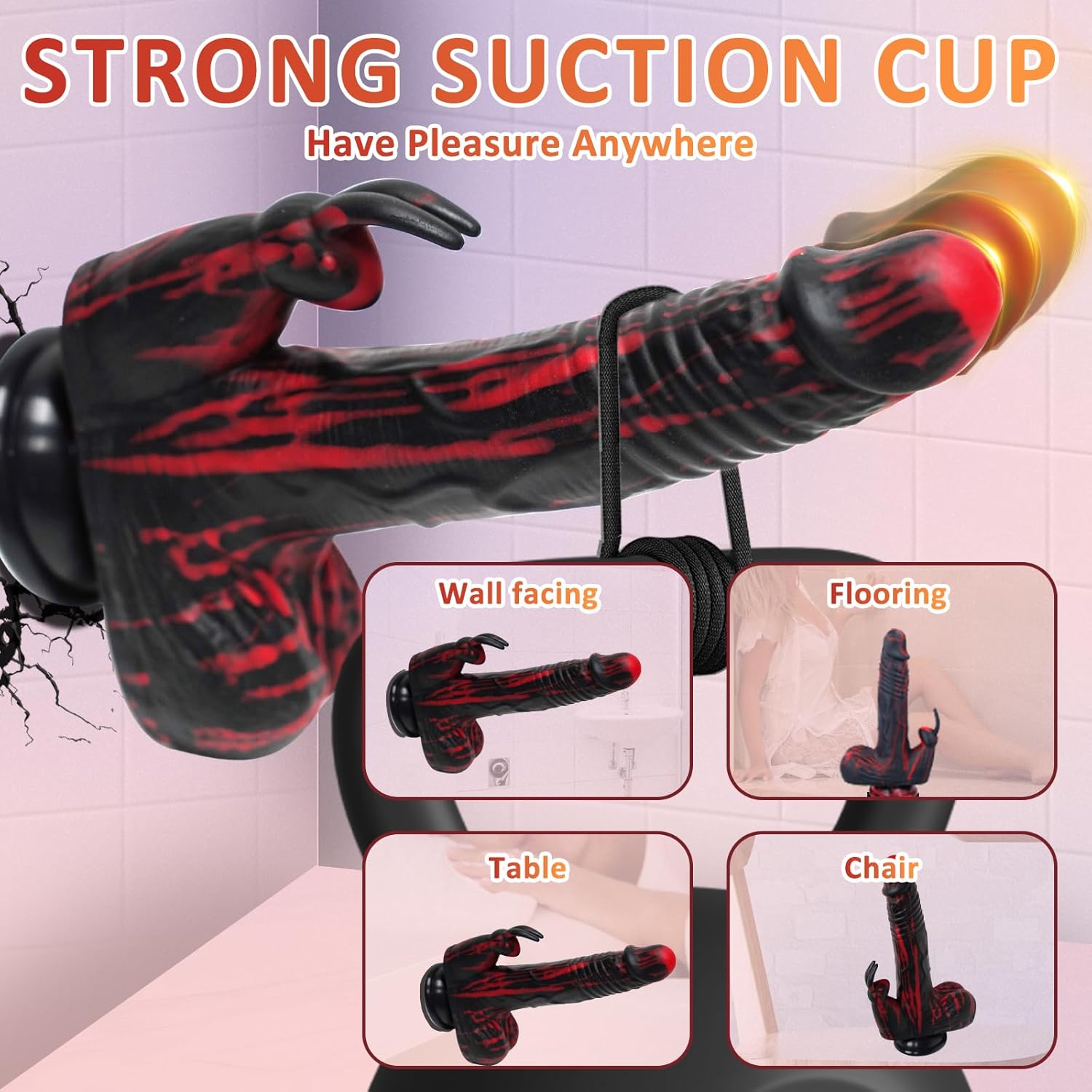 8.26In Rabbit Thrusting Rotation Realistic Dildo Clit G-Spot Vibrator 6 8.26In Rabbit Thrusting Rotation Realistic Dildo Clit G-Spot Vibrator