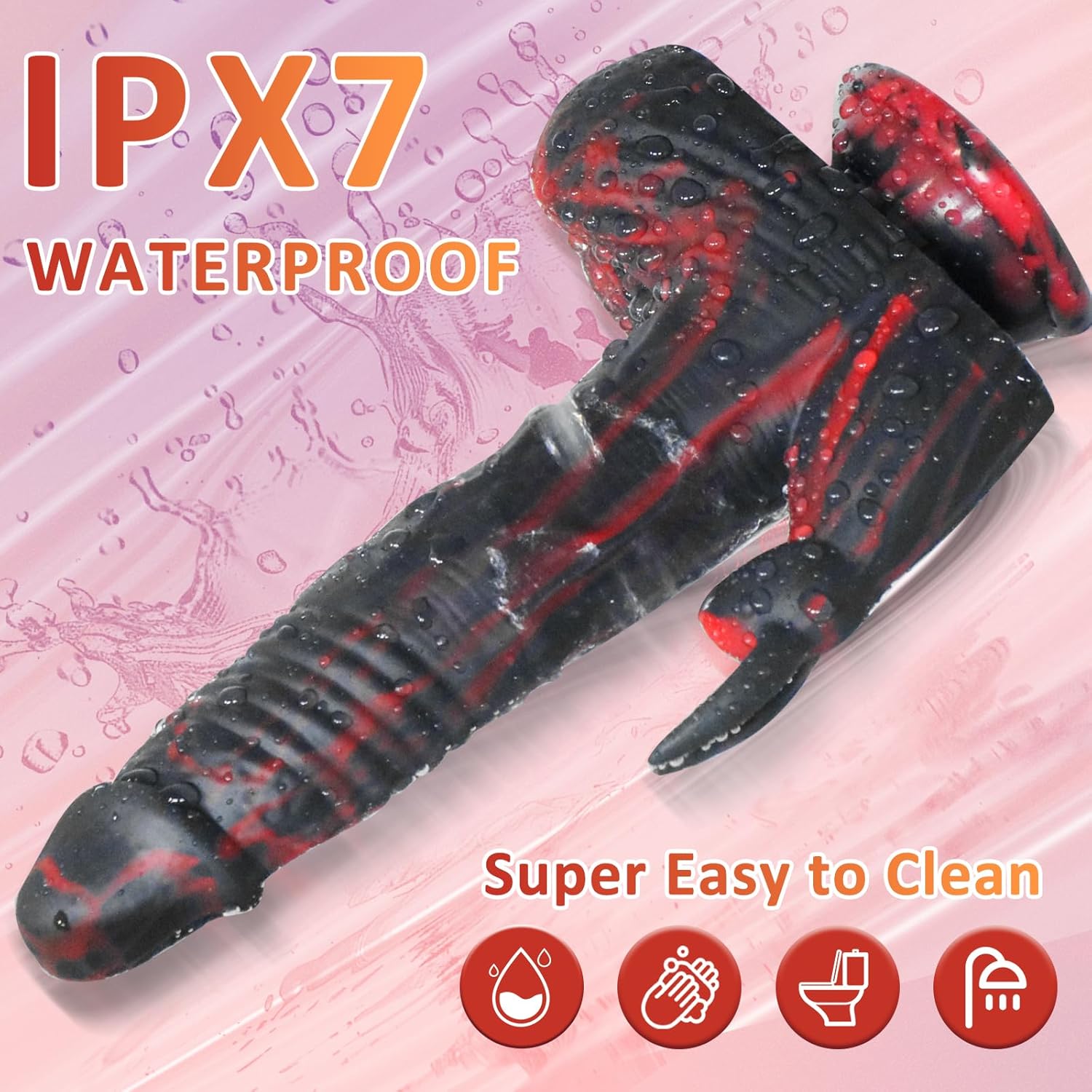 8.26In Rabbit Thrusting Rotation Realistic Dildo Clit G-Spot Vibrator 7 8.26In Rabbit Thrusting Rotation Realistic Dildo Clit G-Spot Vibrator
