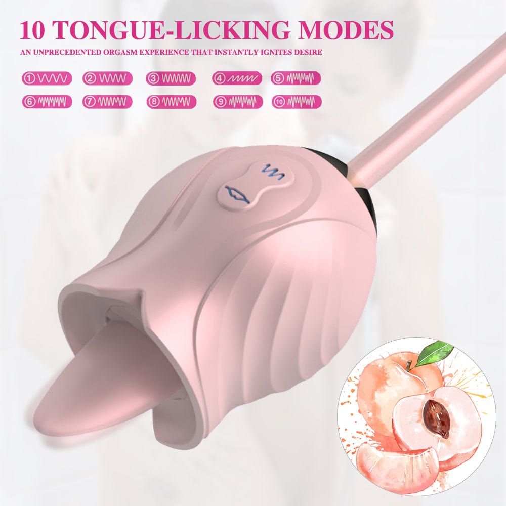 Lurevibe - New Rose Toy Warming G-spot Tongue Licking Vibrator 4 Lurevibe - New Rose Toy Warming G-spot Tongue Licking Vibrator