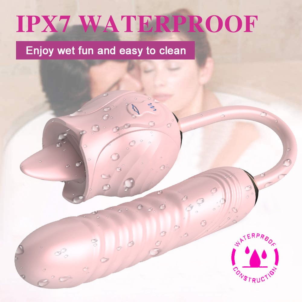 Lurevibe - New Rose Toy Warming G-spot Tongue Licking Vibrator 8 Lurevibe - New Rose Toy Warming G-spot Tongue Licking Vibrator