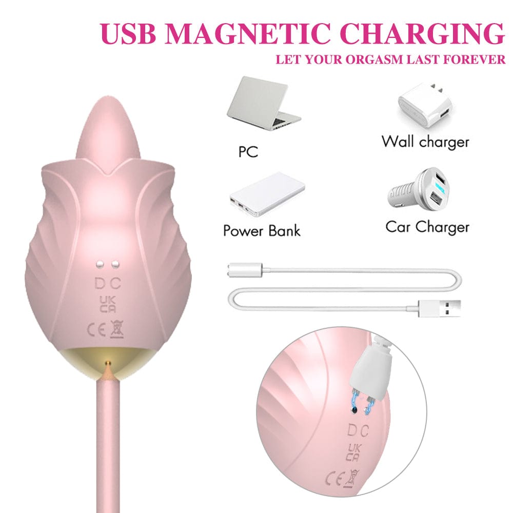 Lurevibe - New Rose Toy Warming G-spot Tongue Licking Vibrator 10 Lurevibe - New Rose Toy Warming G-spot Tongue Licking Vibrator