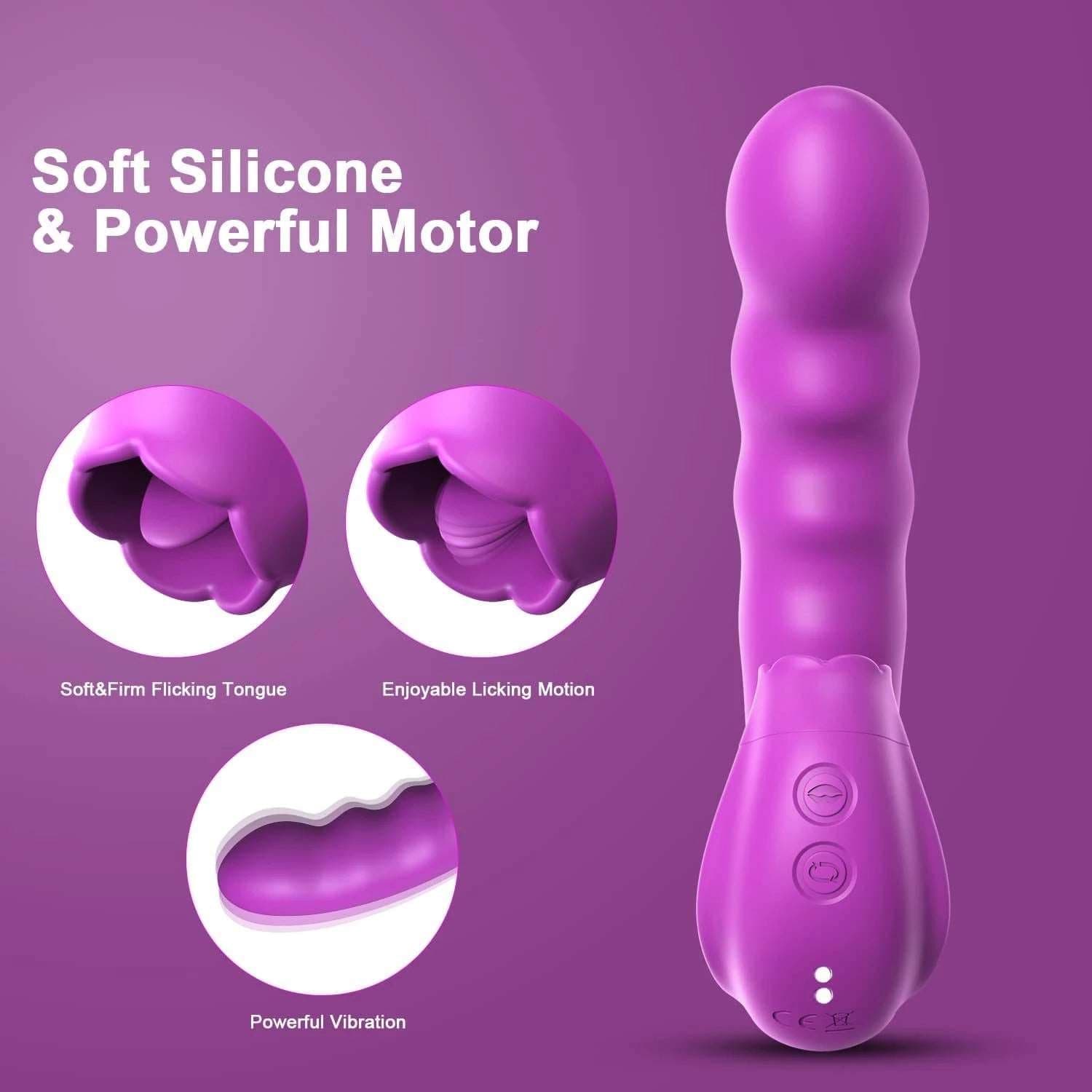 Lurevibe - 3 In 1 Female Clitoris Breast G-spot Stimulator 5 Lurevibe - 3 In 1 Female Clitoris Breast G-spot Stimulator