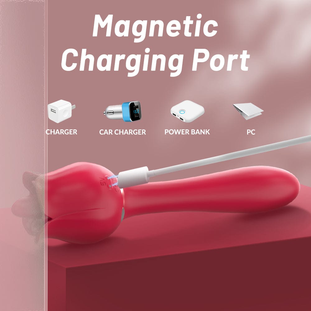 Lurevibe - Tongue Rose & G-Sport Sex Toy Oral Licking Stimulate Masturbate Adult Toys Massager For Women 3 Lurevibe - Tongue Rose & G-Sport Sex Toy Oral Licking Stimulate Masturbate Adult Toys Massager For Women