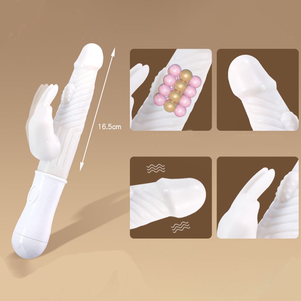 Lurevibe - Blissful Rabbit Bead Stick Vibrating Stick Masturbation Massager 5 Lurevibe - Blissful Rabbit Bead Stick Vibrating Stick Masturbation Massager