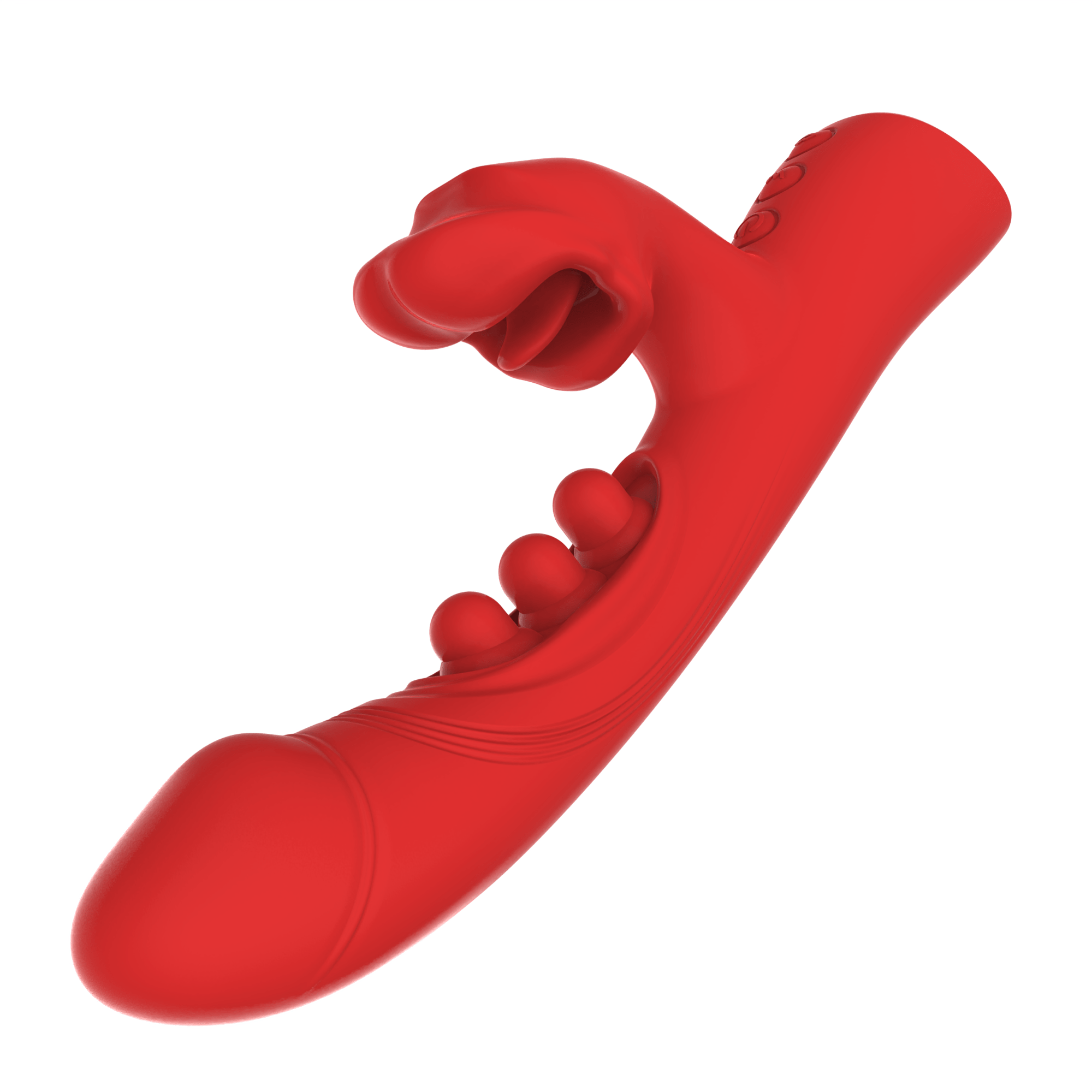 Red Note - Mouth Biting Tapping Rabbit Clitoral G-spot Vibrator