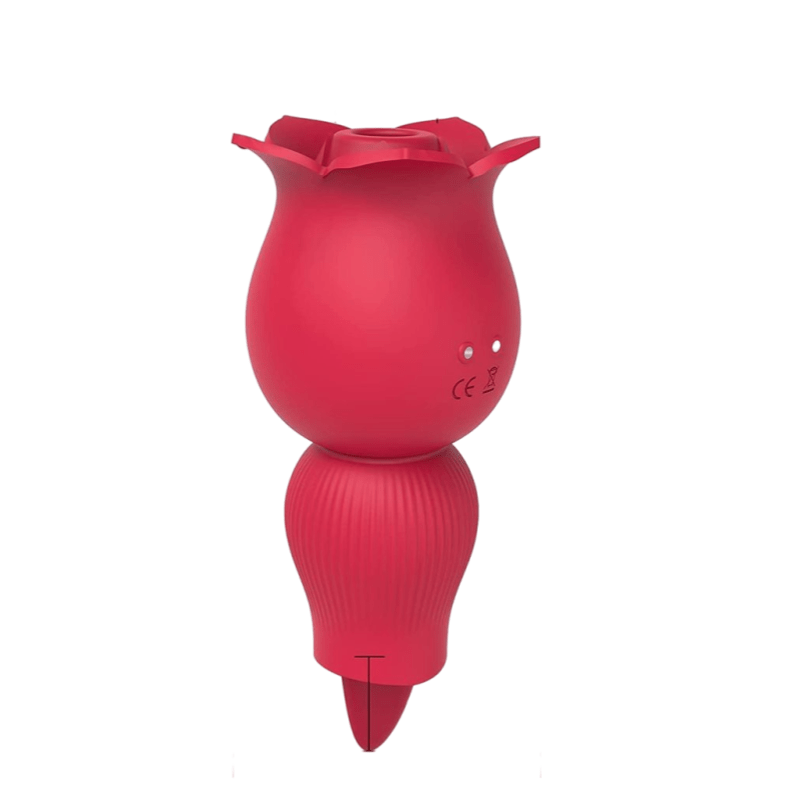 Lurevibe - Rose Sucking and Tongue Vibrator 2 in 1 Rose Toy 3 Lurevibe - Rose Sucking and Tongue Vibrator 2 in 1 Rose Toy
