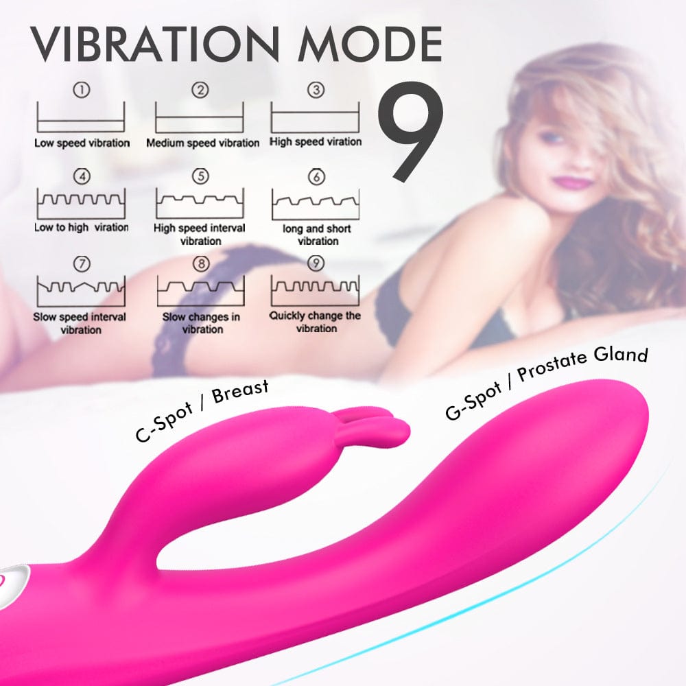 Lurevibe - Female Masturbation Device Rabbit Heated Vibrator Waterproof 5 Lurevibe - Female Masturbation Device Rabbit Heated Vibrator Waterproof