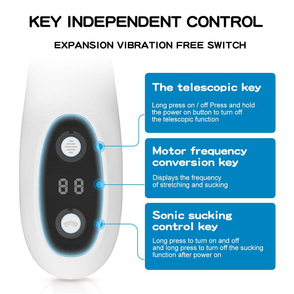Lurevibe - 5-Frequency Sucking Stretching and Heating Female Vibrator 7 Lurevibe - 5-Frequency Sucking Stretching and Heating Female Vibrator