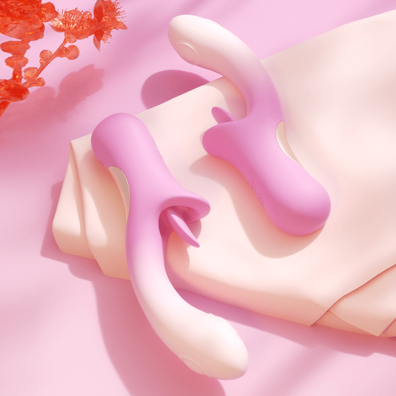 Fancy Pink Female Tongue Licking Masturbation Device Vibrator 7 Fancy Pink Female Tongue Licking Masturbation Device Vibrator