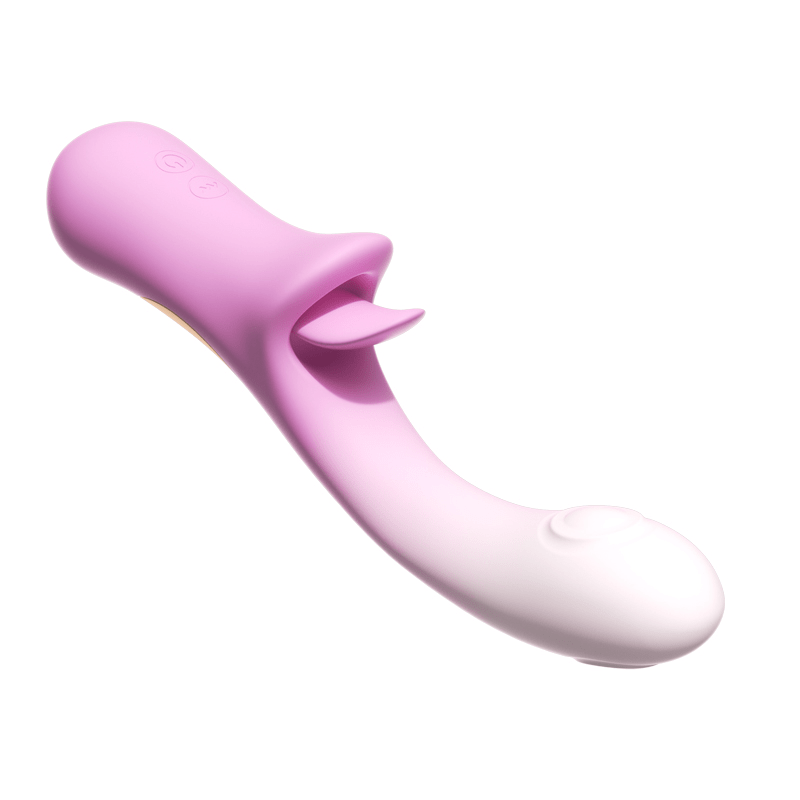 Fancy Pink Female Tongue Licking Masturbation Device Vibrator 8 Fancy Pink Female Tongue Licking Masturbation Device Vibrator