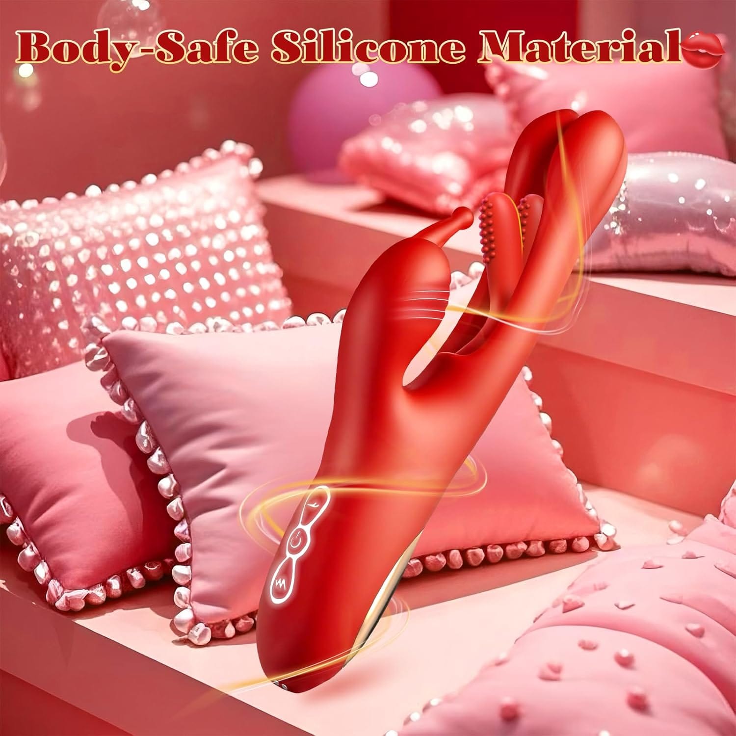 3 IN 1 Rabbit Flapping G Spot Clitoral stimulation Vibrator 9 3 IN 1 Rabbit Flapping G Spot Clitoral stimulation Vibrator