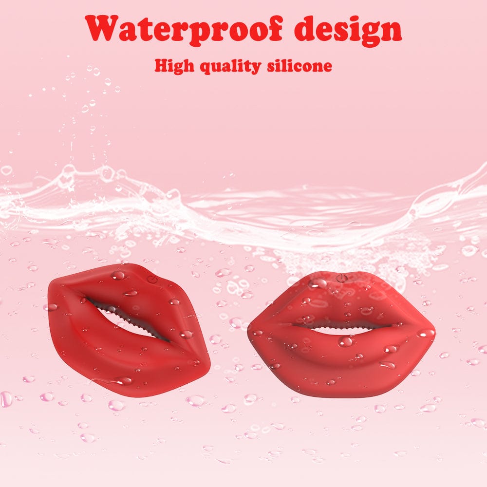 MizzZee Wireless Red Lip Nipple Clamp vibrator With Remote Control Control 6 MizzZee Wireless Red Lip Nipple Clamp vibrator With Remote Control Control