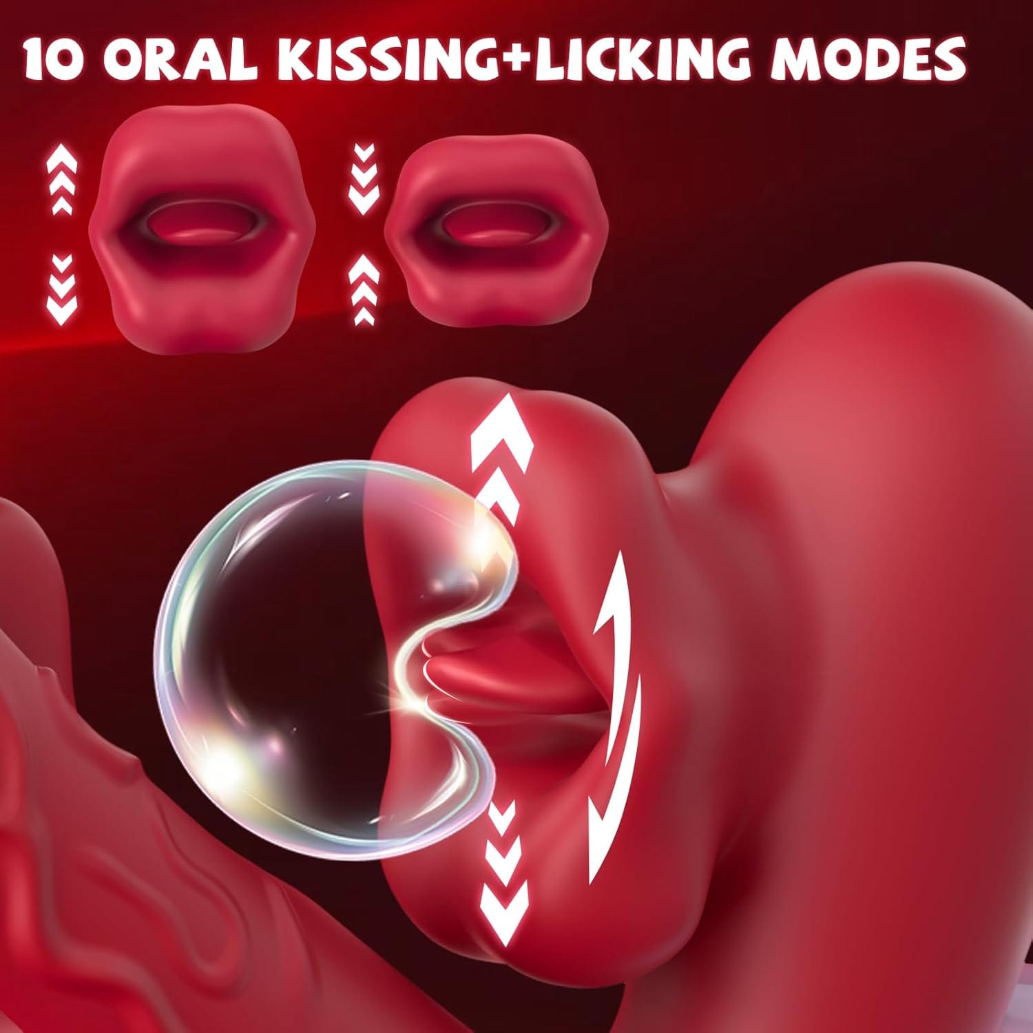 Rose Muncher 3-in-1 G Spot Vibrator Dildo with 10 Flapping & Vibrating & Licking Biting Modes 4 Rose Muncher 3-in-1 G Spot Vibrator Dildo with 10 Flapping & Vibrating & Licking Biting Modes