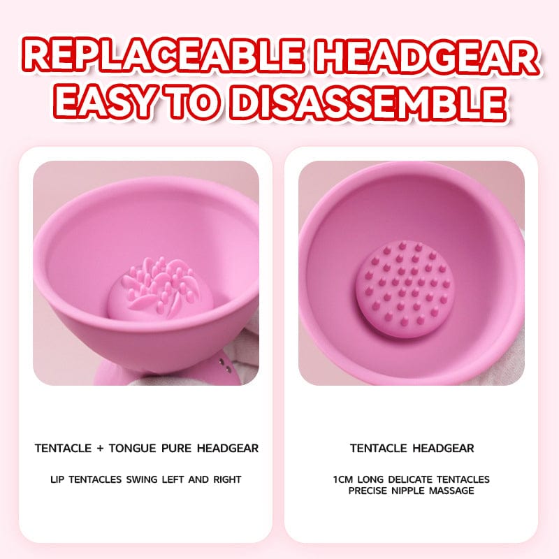 Vibrating Rotation Breast Massager Clitoral Stimulator Remote Control 5 Vibrating Rotation Breast Massager Clitoral Stimulator Remote Control